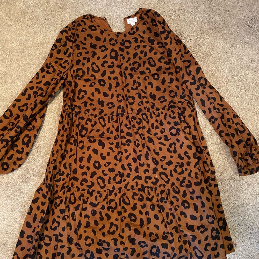 BNWOT Leopard print dress